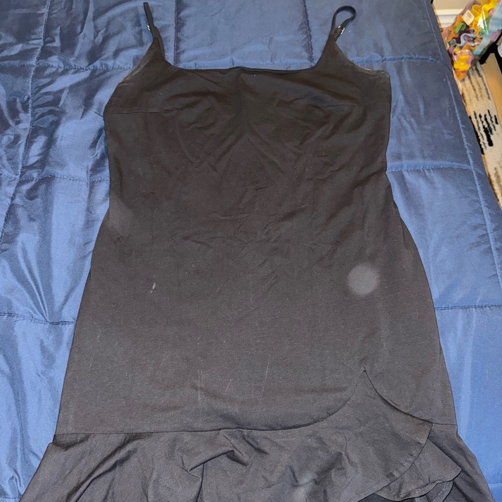 Princess Polly Black Zip-Up Dress